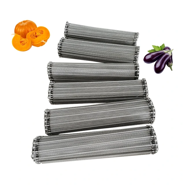 304 316 Screw Auger Spiral Conveyor Belt Stainless Steel Wire Mesh Conveyor Belt 4