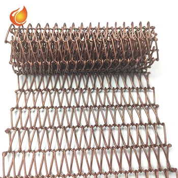 Metal decorative wire mesh beautiful interior room partition net stainless steel weave screen