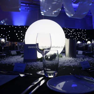 LED Light Ball Lamp with 16 Colors Plastic Deko Decoration for Outdoor Events and Garden Lighting