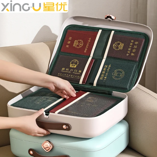 XingYou 2022 новый дизайн пластиковый водонепроницаемый 3-слойный шкафчики для хранения документов чехол органайзер