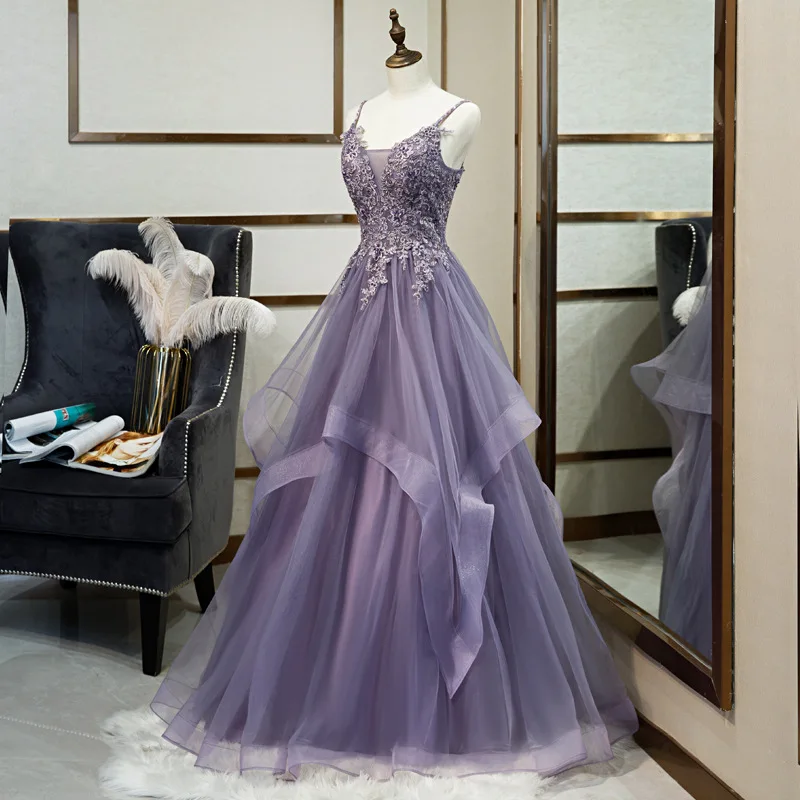 lilac bridesmaid dresses Women Long Sleeve Lyrical Dance Costume Latin Rumba Grading Dance Dres – Dance  Wear Fashion main image 0