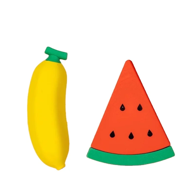 Deli VP414 Большие кусочки фруктов Ластик для учеников начальной школы с арбузным бананом как кожура ластик креативный мультфильм