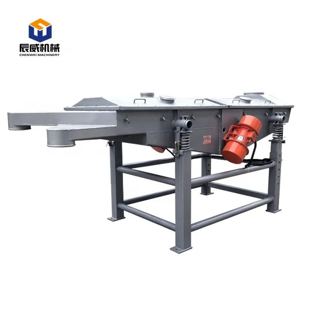CW Automatic Soil Durable Diamond Linear Vibrating Screener Sieving Sifting Machine