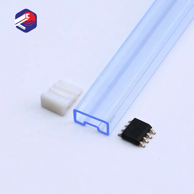 Ic Plastic square Tube Transparent Ic Tubes Manufacturers Custom Antistatic Shipping Tubes for SOP8 Chip