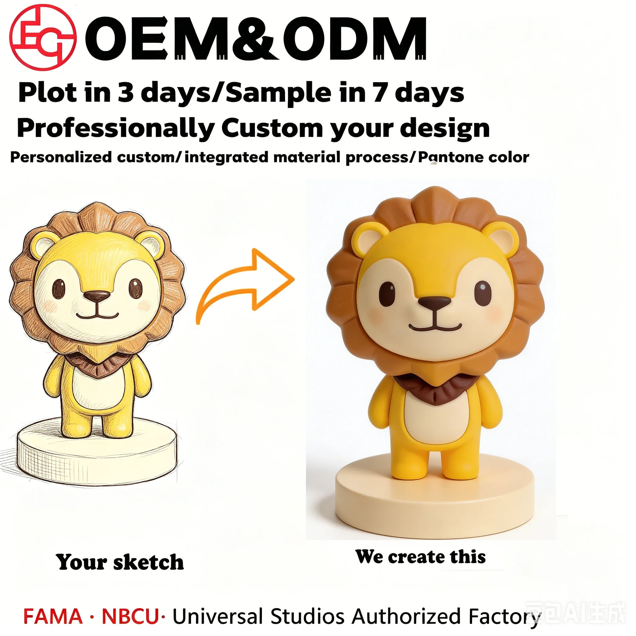 OEM Customized Eco-friendly Toy Figure with Gift Box Customized Cartoon Movie & TV Theme Toy Figure