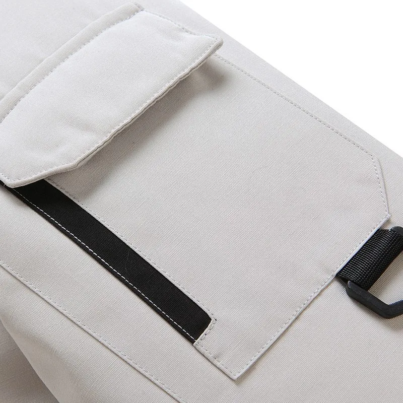 Men's Winter Parka Jacket With Stand Collar And Duck Down Filling_voghion.com