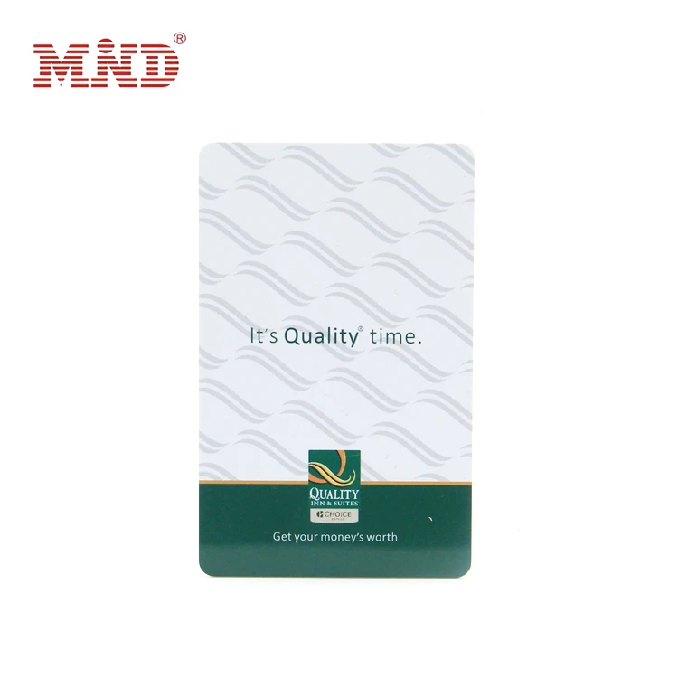 Customized 13.56mhz Frequency Rfid Smart Hotel Registration Key Card