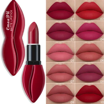 Hot-selling new matte velvet sexy lipstick long-lasting non-stick nude red lip gloss Female makeup cosmetics wholesale