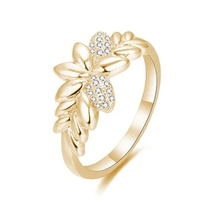 POLIVA Wholesale Fashionable Silver 925 Jewelry Gold Plated Flower Rings Engraved for Women. Trendy for Party Wedding Rhodium