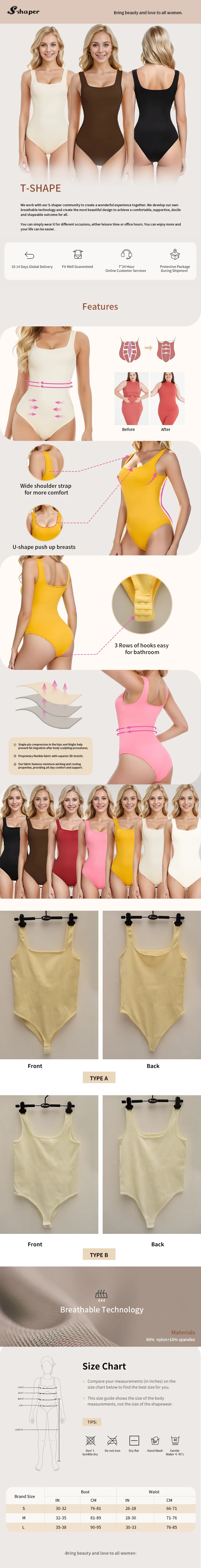 product s shaper quick dry seamless bodysuit one piece sleeveless shapewear soft breathable bodysuit-0