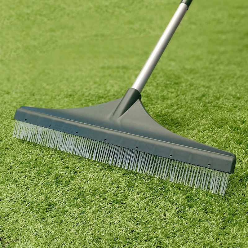 Collapsible Carpet Lightweight Artificial Grass Broom Hand Turf Rake Up,Garden Cleaning Turf