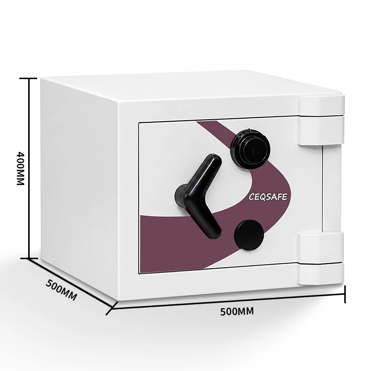 kc 750a ceqsafe anti drilling money luxury mechanical safe household cash box spring loaded relocking device safe small all steel safe-12