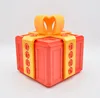 Caja de Regalo Irritante 8cm - Naranja Dorado