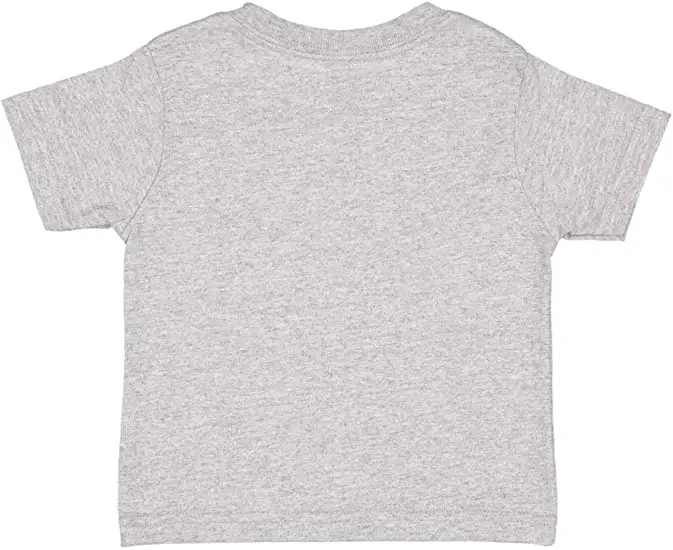 Серая футболка из чесаного хлопка с коротким рукавом