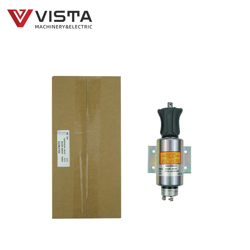 Fuel Solenoid Valve 12V Diesel Engine Shutdown Solenoid 2370-24ESU1B5S