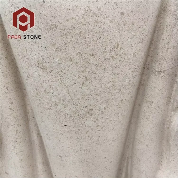 product portugal moca cream beige skirting moulding limestone baseboard honed modern for home decoration-3