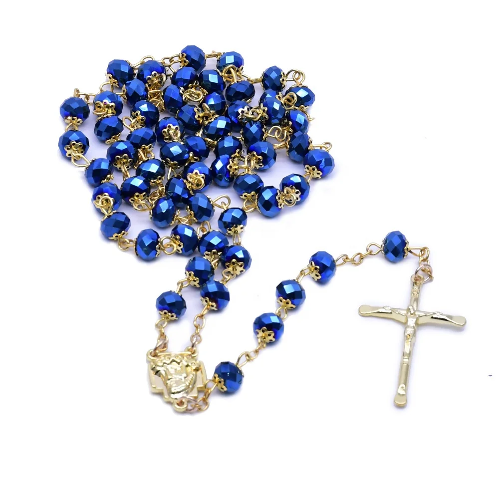 gold bead rosary