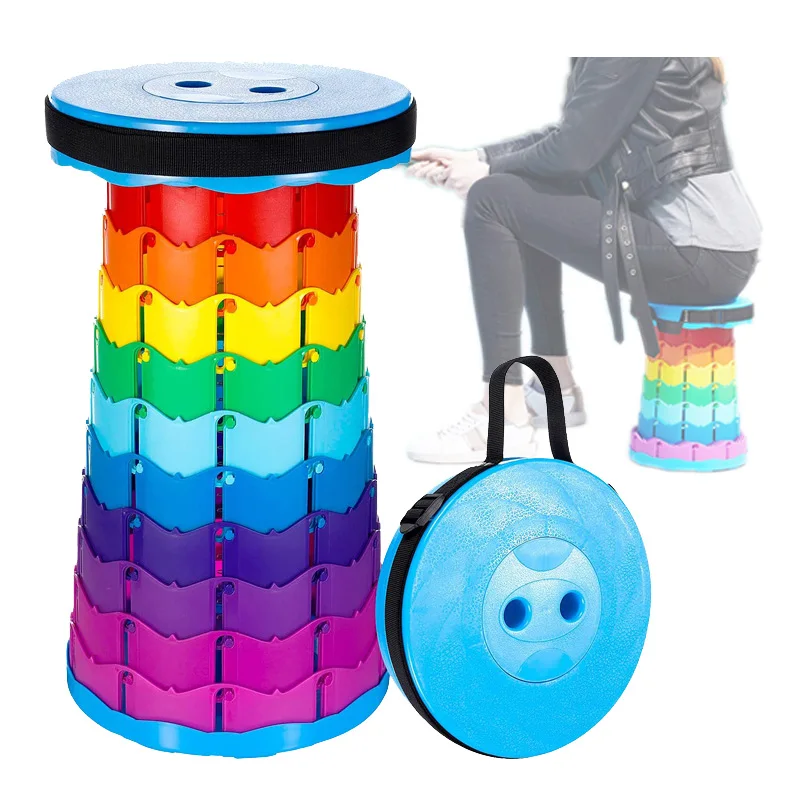 Распродажа, Портативный Телескопический стул, Модернизированный складной стул