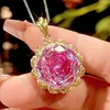 Colgante de rosa con cadena Chopin