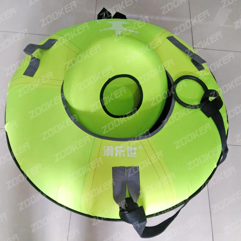 100cm Hard bottom rubber tire inner tube towable Winter Sport Inflatable Towable sledge Ski Sled Snow Tube