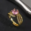 Diamant rose doré