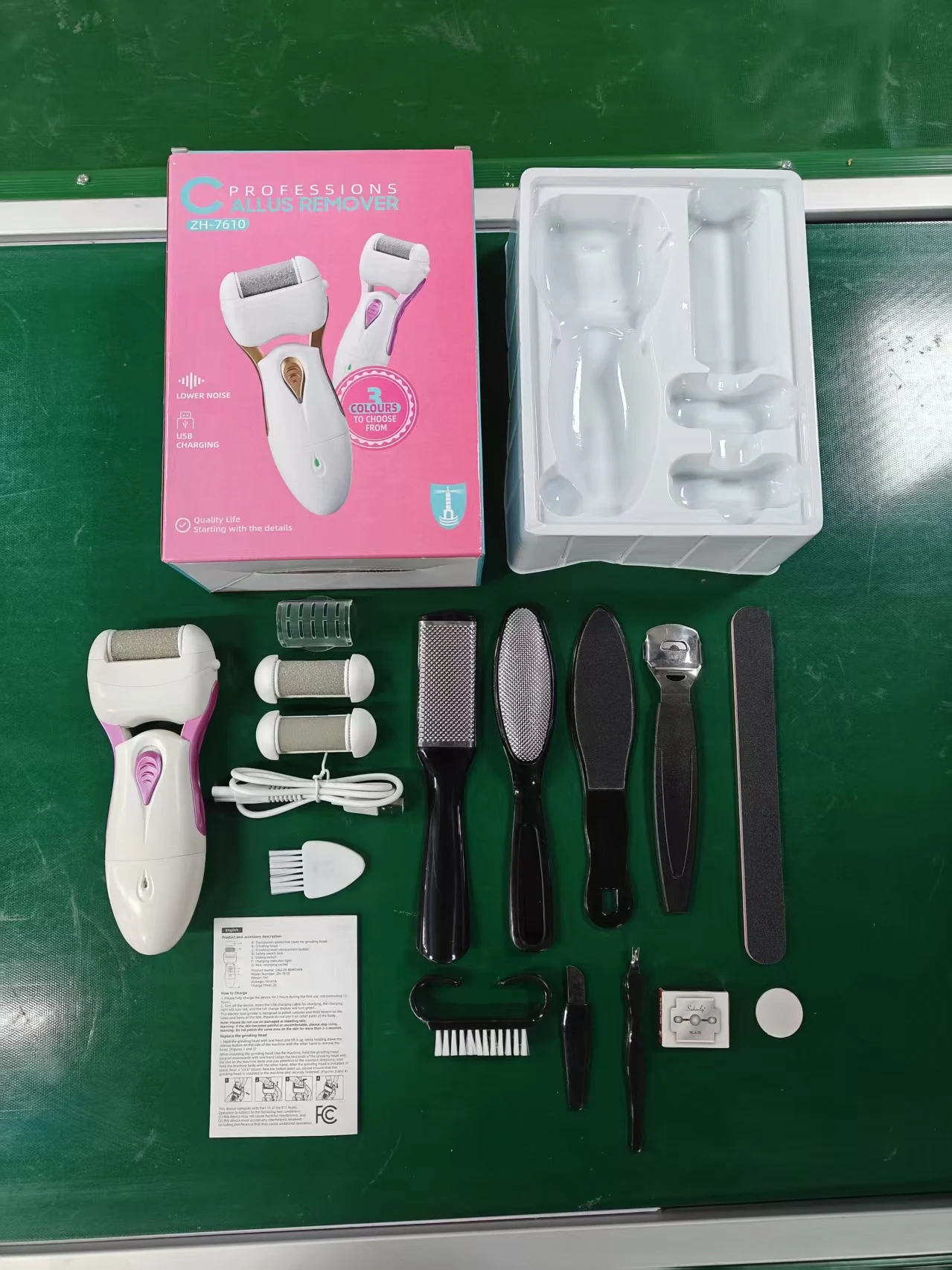 USB Charging Electric Foot Grinder Stone Callus Remover and Dead Skin Rubbing Device Heel Removing Callus Remover for Car Use details