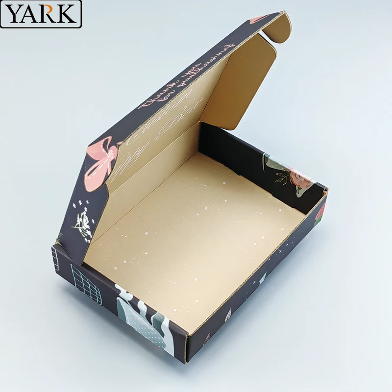 Custom Printing Corrugated Cardboard Underwear Mailer Box Foldable