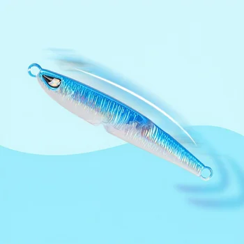 Sardine Lure Lead Fish Bait New Arrival Metal Plate Long-Cast Saltwater Fish Lure for Sea & Boat Fishing – Metal Jig – view 5