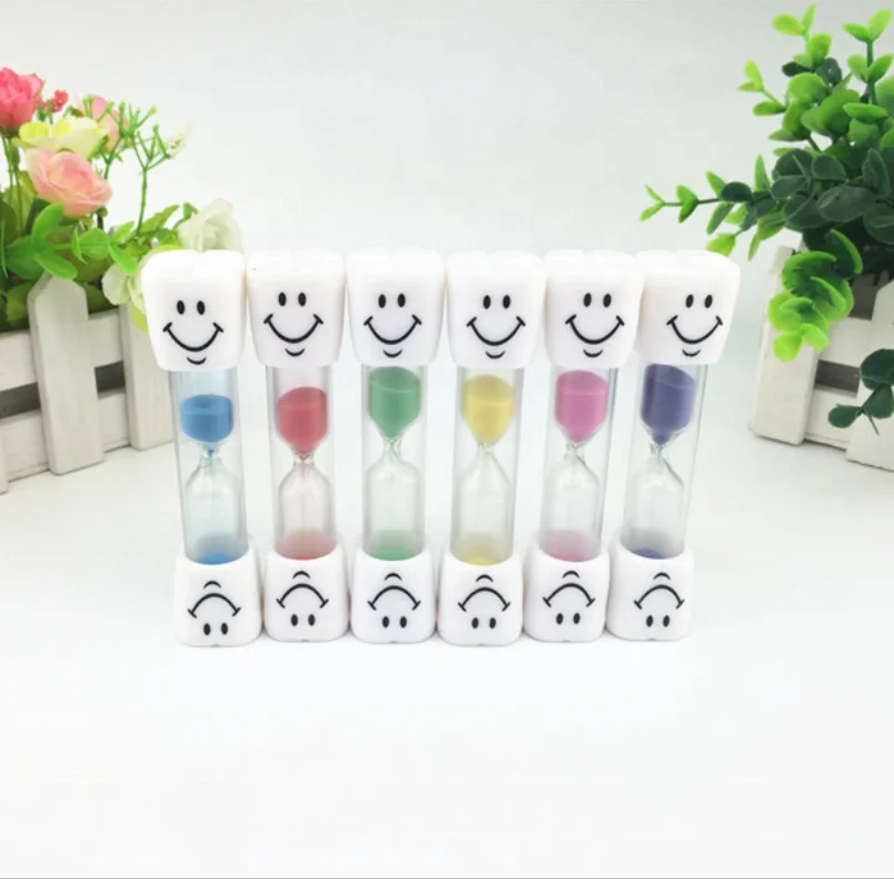 2 минуты Песочные часы пластиковый душ таймер зубная щетка песочный таймер для детей