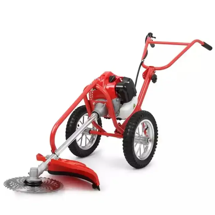 Hand Push Brush Cutter for Corn Harvesting Mini Harvester with Wheel for Cotton and Grain with CE Certified Gear