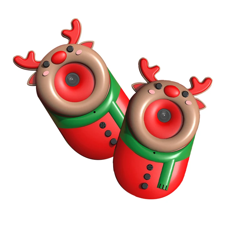 Детская селфи камера Рождественский подарок игрушки Цифровая двойная для малышей Маленькие