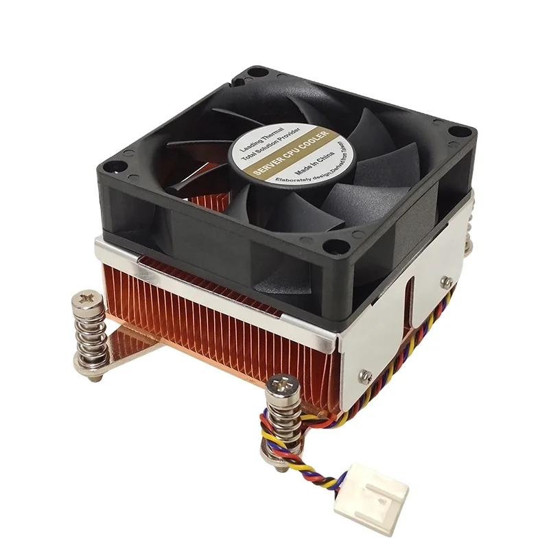 Active LGA2011 Narrow 2U Server CPU Cooler for Intel Xeon Heatsink CPU Cooler Fan