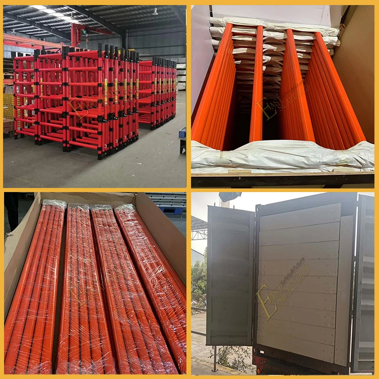 Electrical Project Mobile Insulated Electron Ladder Fiberglass Electric Scaffold Rental