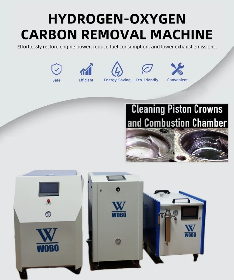 Clean O2 Thermal Machine WOBO Hydrogen Oxygen Decarbonization Unit 1000L/H Air-Cooled Carbon ...