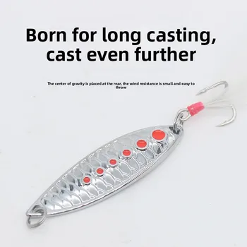 Fish Scale Leech Luya Sequin Far-cast Zinc Alloy Artificial Hard Bait Freshwater Black Pit Bass – Hard Lure – view 4
