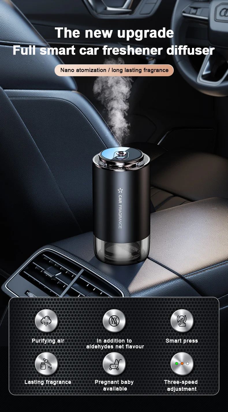 2023 Newest Smart Car Air Fresheners Oneclick Automatic Control Aroma
