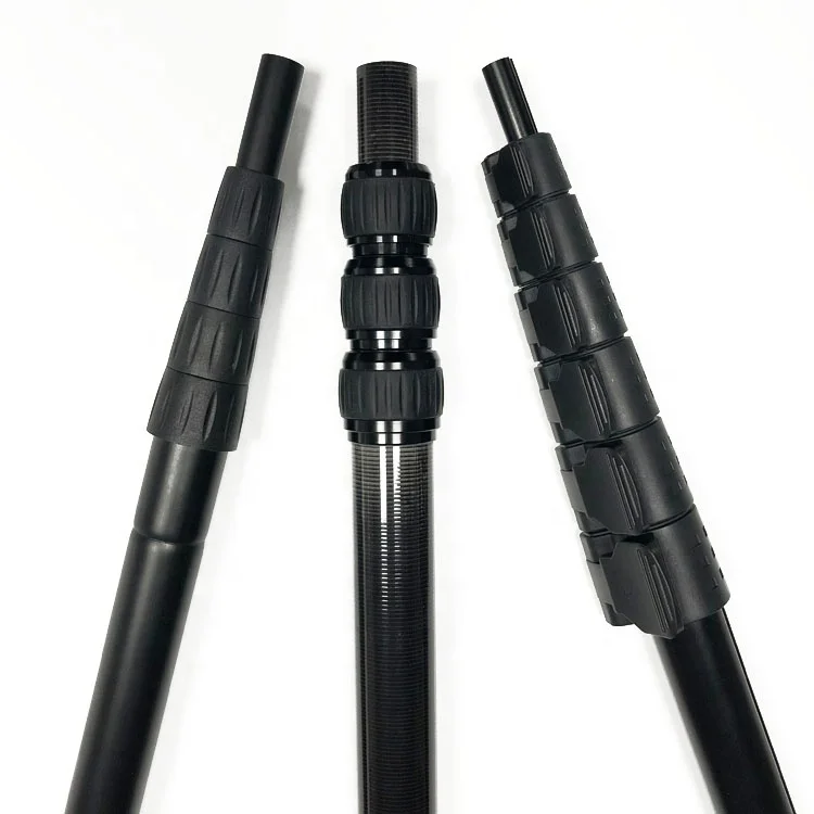Customized 6063 Flip Clamp Locking Aluminum Telescopic Tube