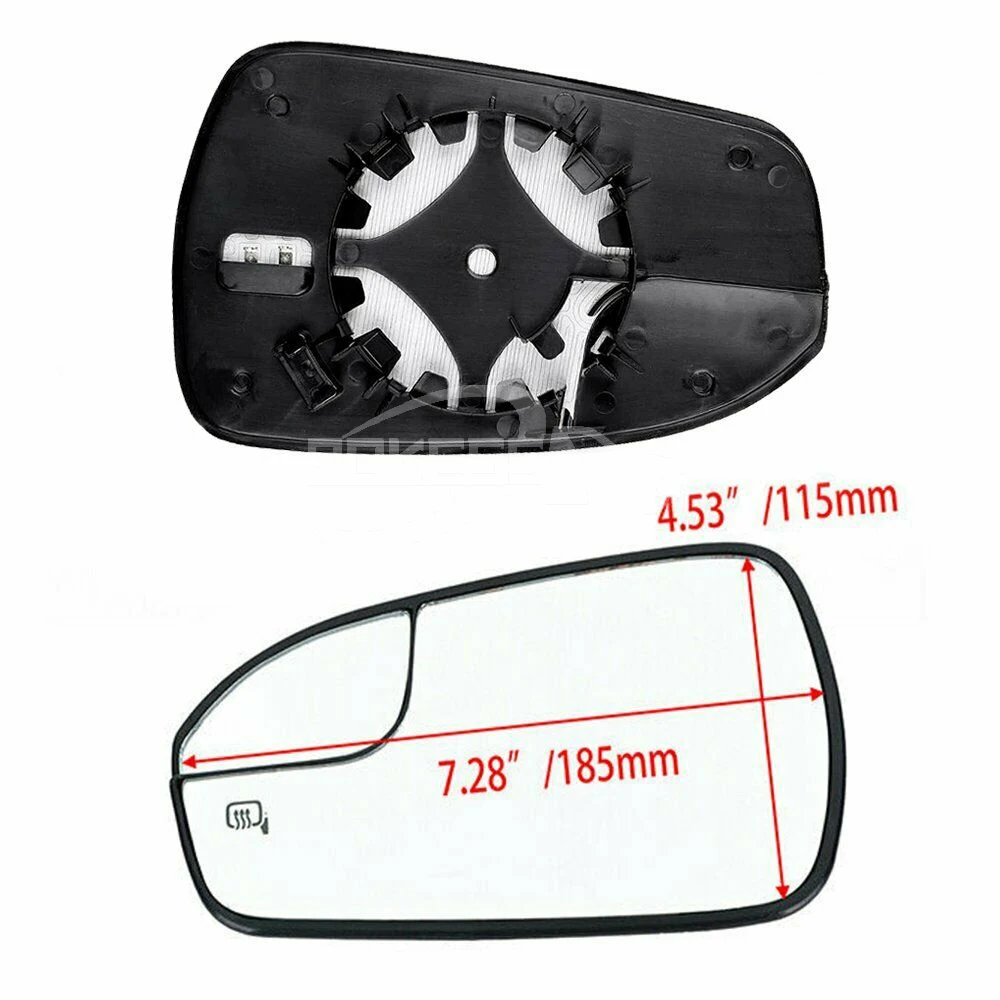 POKESS Parts DS7Z17K707B DS7317K707BE Right Rear View Mirror Glass for...