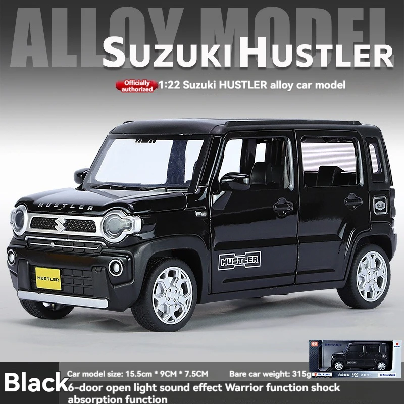 Diecast Alloy Model Car 1:24 1/22 Suzuki Hustler Modified