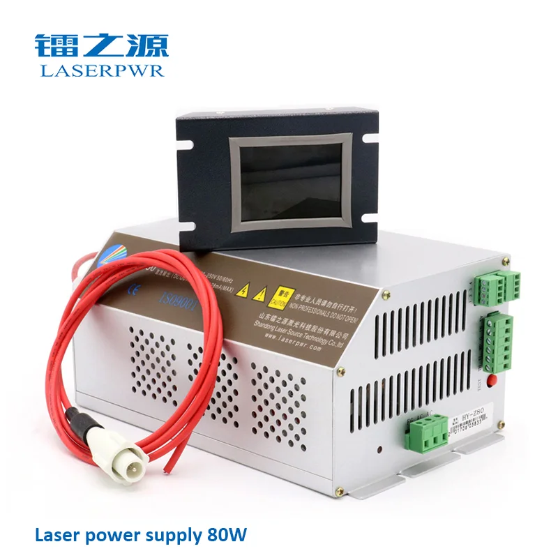 CO2 Laser Netzteil 80W Laser Stromversorgung Gravur Luftkühlung Steuerung 