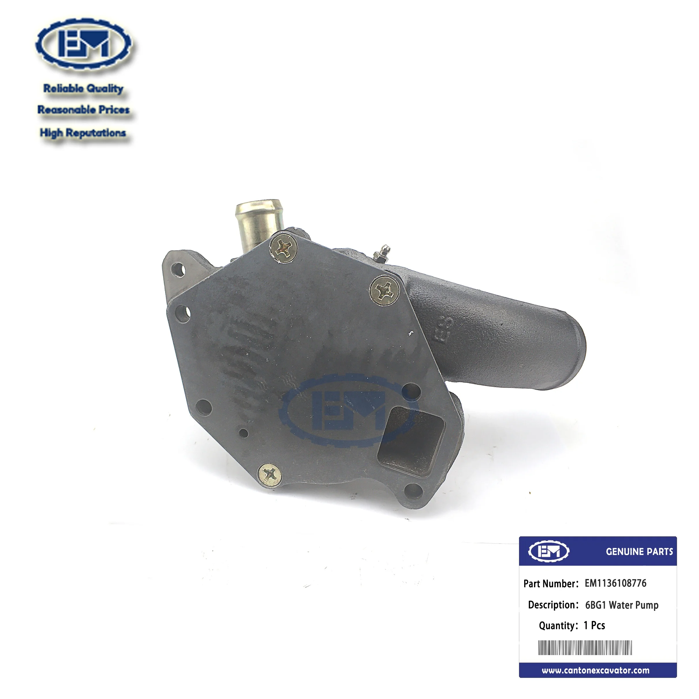 EM Brand ZX200-5G 4BG1 6BG1 Water Pump - High Quality Spare Part