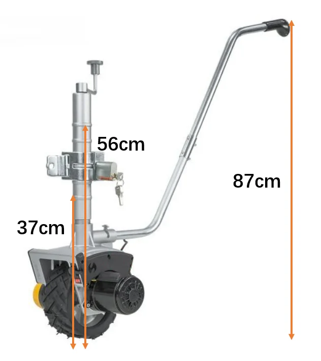 12v 550w Electric Motorised Trailer Jockey Wheel Mover Galvanized
