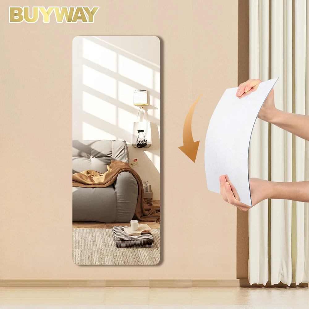 Hot Selling Flexible Acrylic Plastic Mirror Sheets Wall Stickers Glass