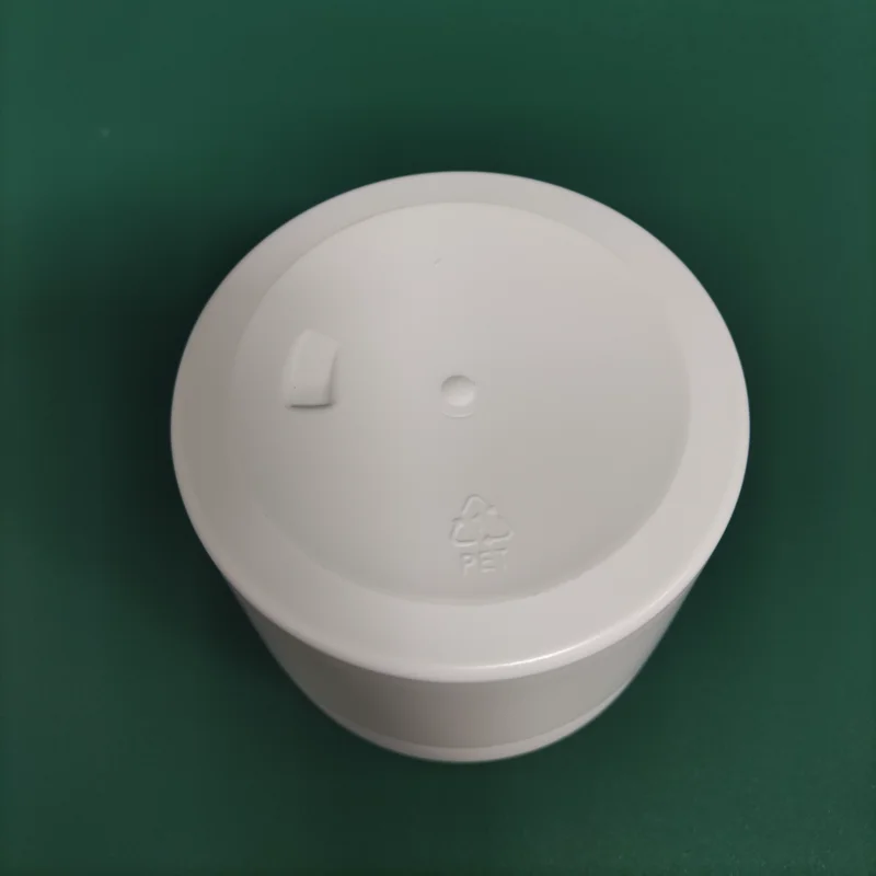 Stock Empty Pet Plastic 5oz 8oz 10oz White Cosmetic Jar for Cream Cosmetic Packaging Containers