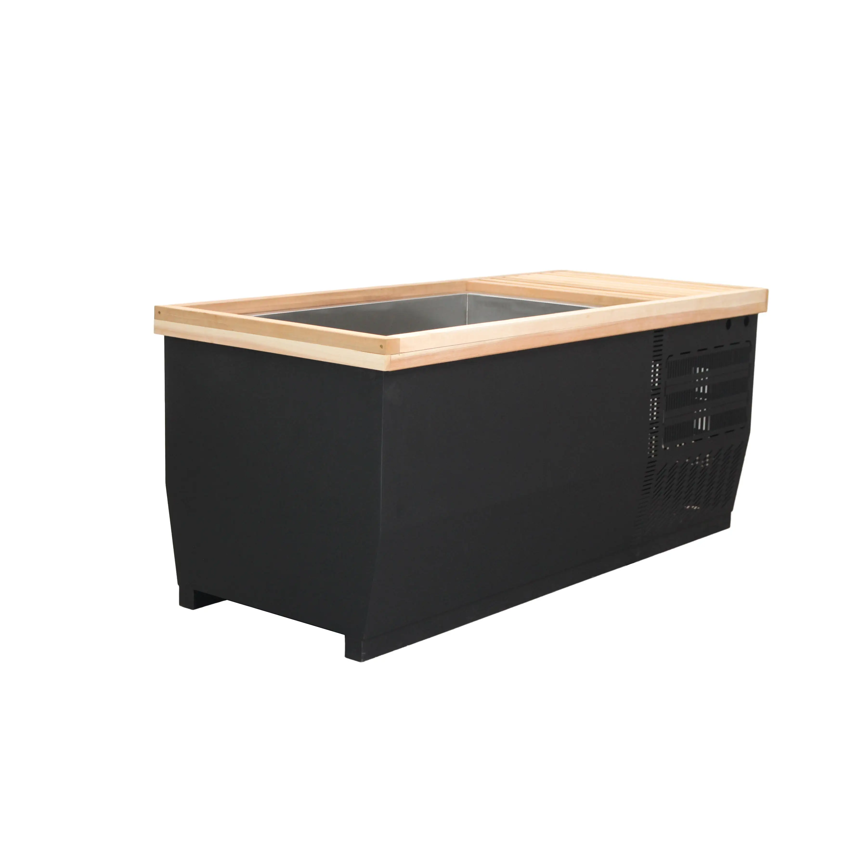 Outdoor Wooden Water Chiller Ice Bath Cold Plunge Tub Ice Bath With ...