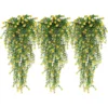 Yellow Eucalyptus Camellia Wall Hanging