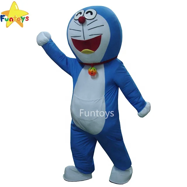 Doraemon Adult Mascot Costume Cartoon Party Dress Adult Fast Ship 