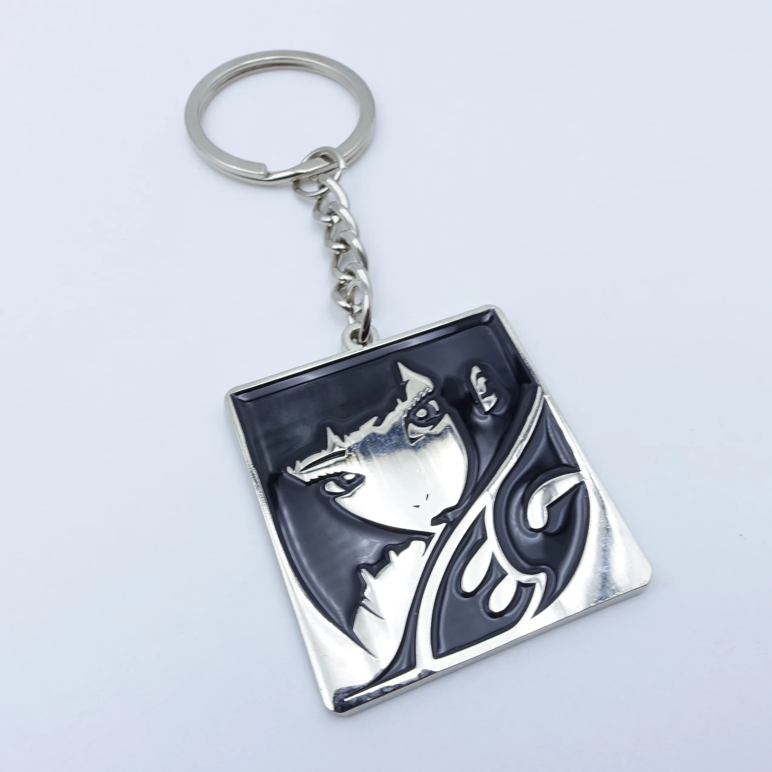 Custom 3d Anime Figure Keychain 3d Anime Metal Keychains Strap Japanese Manga Enamel Keychain Wholesale