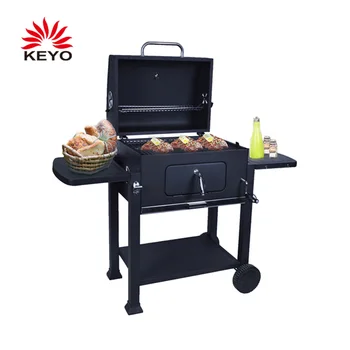 New Upgrade Outdoor Heavy duty Charcoal Barbecue 24 Inch Outdoor trolly bbq Garden grill