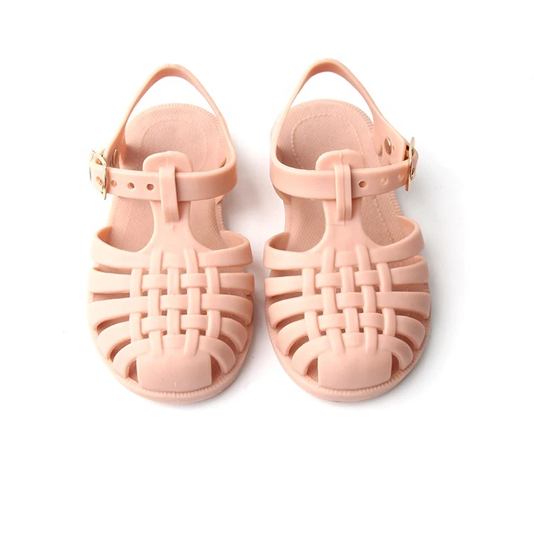 Fashion Luxury Cute Anti-Slip Baby kids Jelly  T strap Shoes Sandals Summer kids sandal